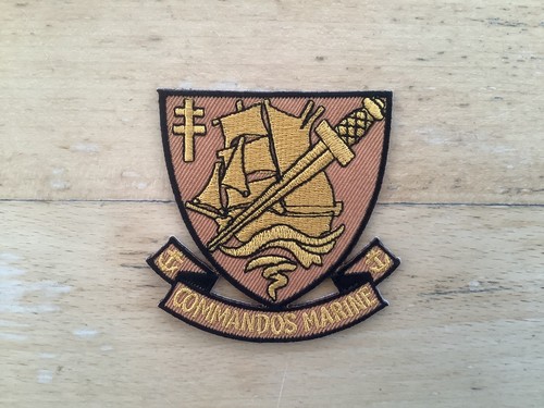 Insigne tissu commandos marine - tissu,