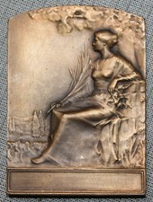 Ancienne médaille bronze René Baudichon offert par Le Radical de Marseille