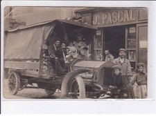 VILLEFRANCHE-de-ROUERGUE: marchand de vins, épicerie en gros, camion saumer,