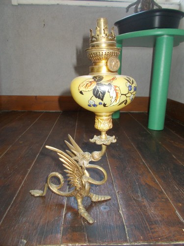 Lampe petrole rare toupie de - petrole,