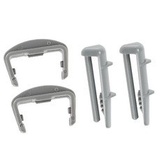 LOT de 2+2 BEKO arret glissiere avant arriere rail lave vaisselle 1887460200 400