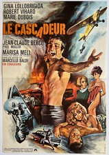 LE CASCADEUR affiche originale 1968, Gina Lollobrigida, poster de cinéma, 40x60