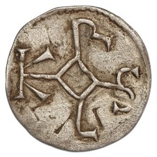 Monnaie carolingienne - Charles II - Obole de Melle - argent - Prou.704-705