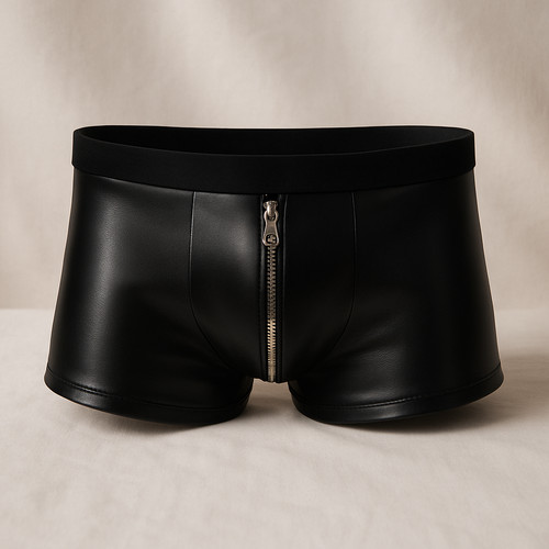 Short cuir latex sexy bdsm - cuir,