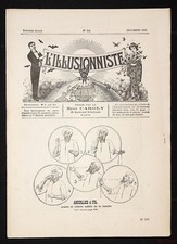 Revues L'illusionniste Magie Prestidigitation Novembre 1913 Aiguille et Fil