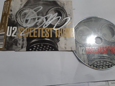 U2 autograph BONO cd single