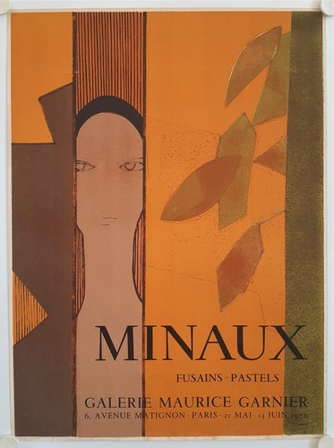 Affiche minaux 1970 - affiche,