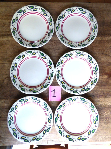 Rare série assiettes à - rare, de