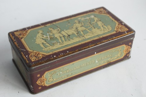 Boîte tôle lithographiée