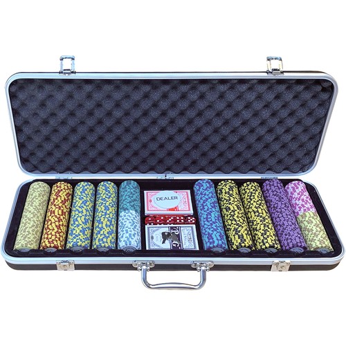 Coffret poker 500 jetons - de,