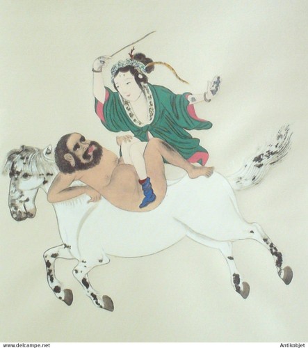 Estampe chinoise claude tchou - estampe,
