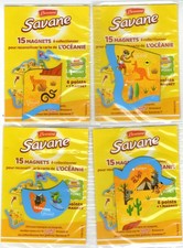 **   Lot  4  magnets  Savane (Brossard)  " OCEANIE  "   **