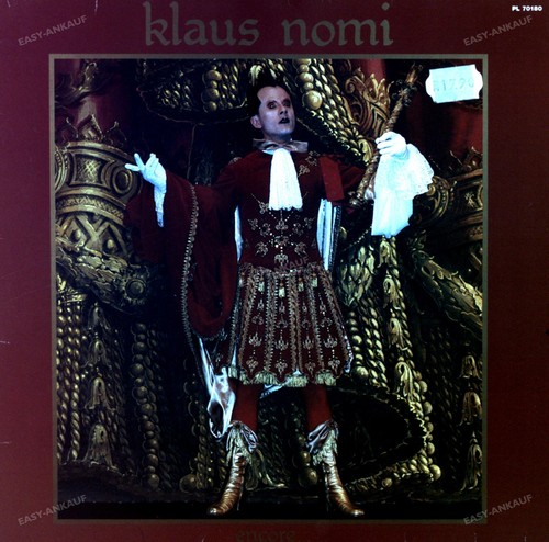 Klaus nomi encore lp - nomi,
