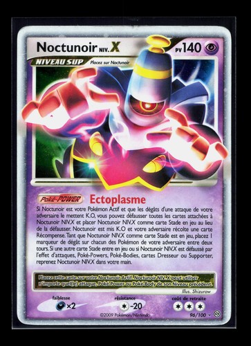 Carte pokémon noctunoir - carte, niv