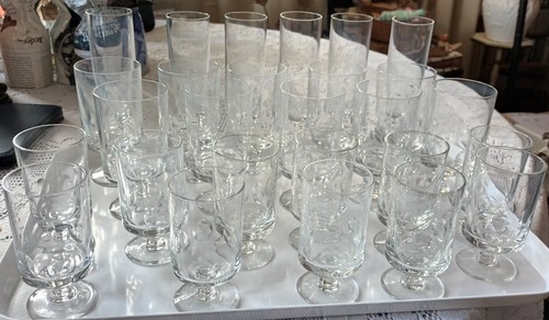 Verres vin à eau - 26, vin,
