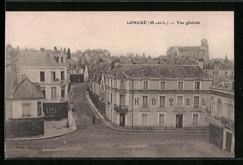 Cpa longué vue generale - longué,,