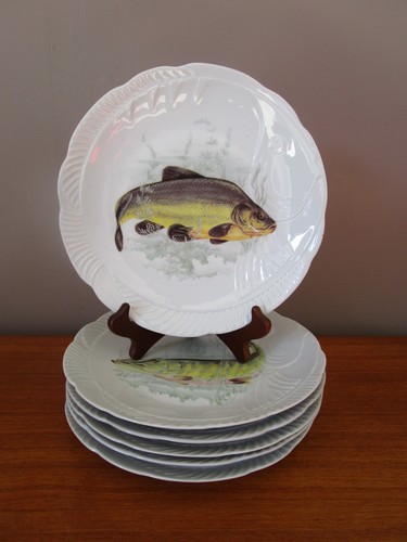 Assiettes poisson - 6, a