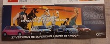 Pub de presse ancienne Renault supercinq de 1989  - Old paper advertisement