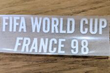 Patch détails Coupe du monde FIFA France 98 - Maillot Equipe de France Zidane