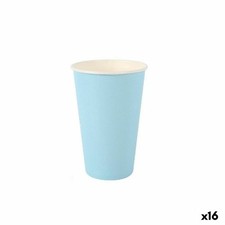Set de Verres Algon Produits à usage unique Carton Bleu 7 Pièces 450 ml [16 U