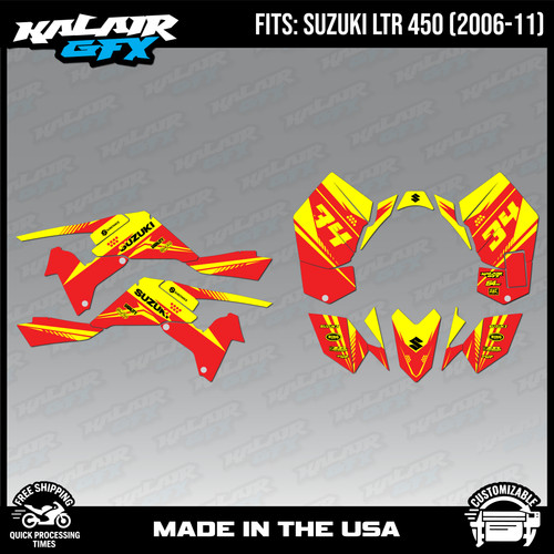 Graphics kit for suzuki - graphics,