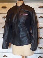 ddd BLOUSON MOTO MOTARD CUIR NOIR HEIN GERICKE T F D 38 UK 10 USA 6 NEUF