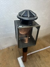 ANCIENNE LANTERNE A BOUGIE LAMPE DE CALECHE FIACRE VOITURE Réf B49