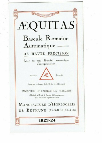 Aequitas bascule romaine - bascule,