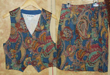 ON THE VERGE 100% Cotton Vest & Mini Skirt Set outfit S