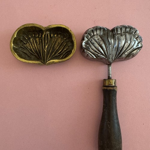 Ancien fer gaufrer moule - fer,