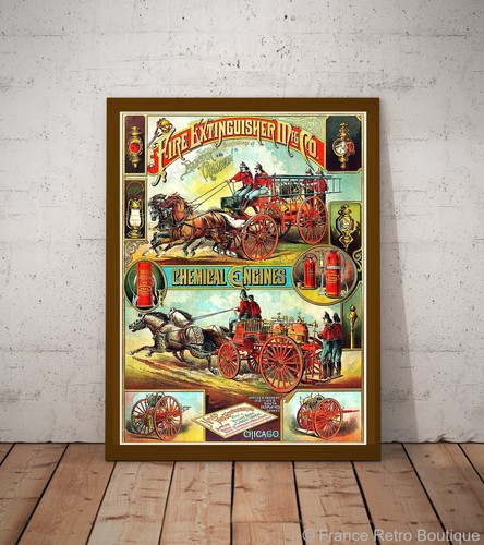 Affiche publicitaire vintage