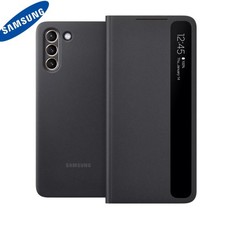 Smart Clear View Cover Samsung Galaxy S21+ Plus 5G Noir Original