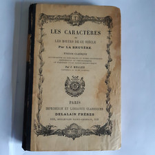 1900, La Bruyère, Les caractères . Ed Delalain - HELLEU