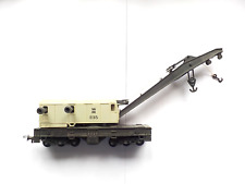 Wagon Grue Méhano Marchandises Pivotante 250 Tonnes WM 235 Grise Fonctionnelle