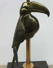 1970' Paire De Lampes au Toucan DLG Duval Brasseur
