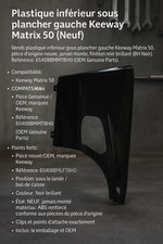 Plastique inférieur sous