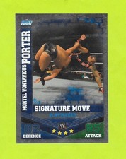 Carte catch Slam Attax Mayen 2010 Bleu - Montel Vontavious Porter - Signature