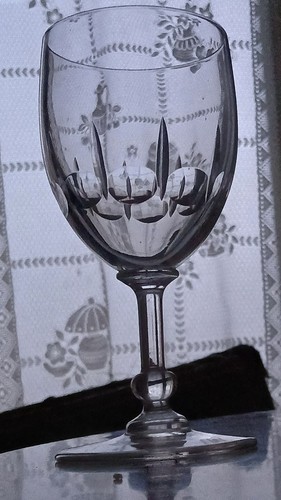 Verres cristal vintage