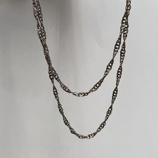 Collier chaîne corde vintage