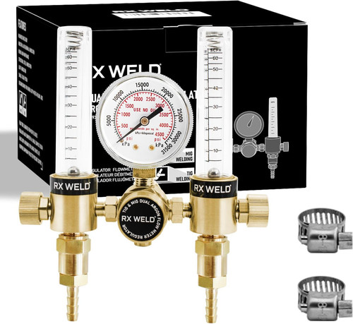 Dual output argon flow - dual, meter
