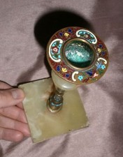 Bougeoir émaillé Napoléon