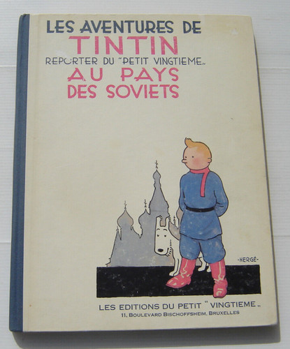 Tintin pays des soviets - tintin,
