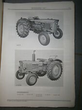 John Deere 1020 tracteur : ersatzteilliste 1967