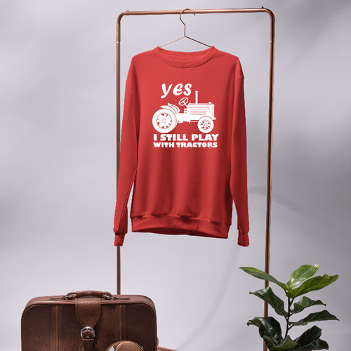 Sweatshirt tracteurs imprimé - sweatshirt,