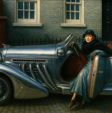 Le Yack   (1972) - Chrome Elegance - Signé main,  art déco, luxe rétro