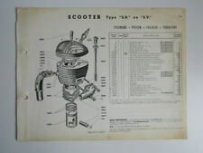 pièces détachées MOTOBECANE - SCOOTER MOBY SB SV Cylindre Piston Culasse...