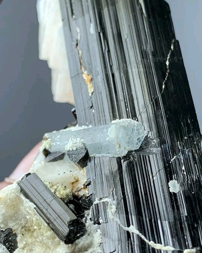 Black tourmaline - black, tourmaline(schorl)