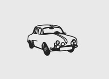 Renault Dauphine , wall art