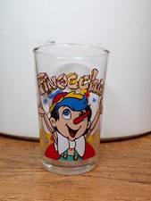 VERRE à MOUTARDE-VINTAGE-PINOCCHIO-1991-TATSUMOKO-décor 1-La promenade