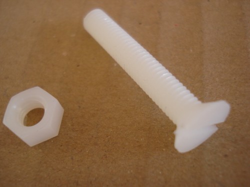 Vis nylon tete - nylon, cylindrique